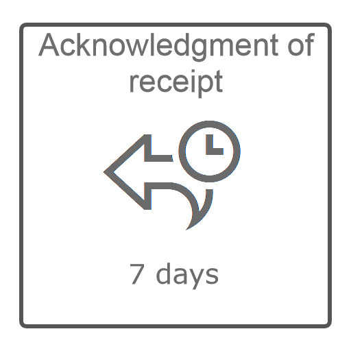 Acuse de recibo 7 días